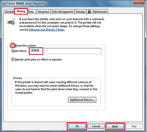 How To Share The Printer In Windows 7